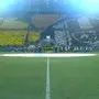 Torcida do Botafogo faz bonito mosaico no Espírito Santo para jogo contra o Grêmio