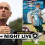 NIGHT LIVE | Botafogo faz reformulação na base; onde vai ser o jogo contra o Grêmio?