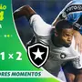 VÍDEO | Gols e melhores momentos da vitória do Botafogo sobre o Grêmio no Espírito Santo