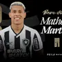 VEM QUE TEM! BOTAFOGO ANUNCIA CONTRATAÇÃO DE MATHEUS MARTINS, EX-FLUMINENSE
