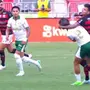 Só é expulsão se for do Botafogo? Pulgar agride Richard Ríos e não leva cartão vermelho em Flamengo x Palmeiras