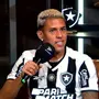 Matheus Martins, do Botafogo, conta pontos fortes: &#8216;Sou um cara muito rápido, gosto do X1, de driblar, de fazer gol&#8217;