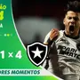 VÍDEO | Gols e melhores momentos da vitória do Botafogo sobre o Atlético-GO por 4 a 1 em Goiânia