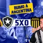 VÍDEO | Jornalista presencia massacre do Botafogo sobre o Peñarol na Libertadores no meio da torcida