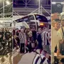 Final da Libertadores: caravanas saem com centenas de torcedores do Botafogo do Estádio Nilton Santos rumo a Buenos Aires