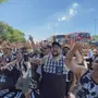 PRF registra 103 ônibus da torcida do Botafogo cruzando a fronteira para a final da Libertadores; comboio chega a Buenos Aires