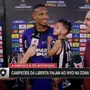 John celebra título da Libertadores do Botafogo e revela: &#8216;Quando fui vice, prometi para a minha filha que ainda ia colocar a medalha de ouro no peito dela&#8217;