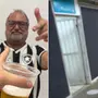 Supersticioso, torcedor do Botafogo desiste de ver jogo e fica no banheiro do Nilton Santos à espera da confirmação do tri do Brasileirão