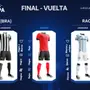 Conmebol define uniformes de Botafogo e Racing para Recopa Sul-Americana