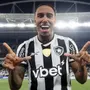 Rwan Cruz vibra com primeiro gol em Libertadores pelo Botafogo: &#8216;Desde criança eu sonhava em jogar esse tipo de torneio&#8217;