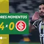 VÍDEO | Gols e melhores momentos de Botafogo 4&#215;0 Internacional pelo Brasileirão