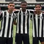 Botafogo formaliza assinatura do primeiro contrato profissional de seis jogadores do sub-17