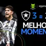 VÍDEO | Gols e melhores momentos da vitória do Botafogo sobre o Ceará no Estádio Nilton Santos