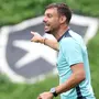 Martín Anselmi comandou treinos do Botafogo com bolas de vôlei em preparação para jogo na altitude