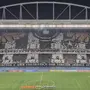 Botafogo é recebido com mosaico para decisão contra o Barcelona-EQU; veja vídeos e fotos